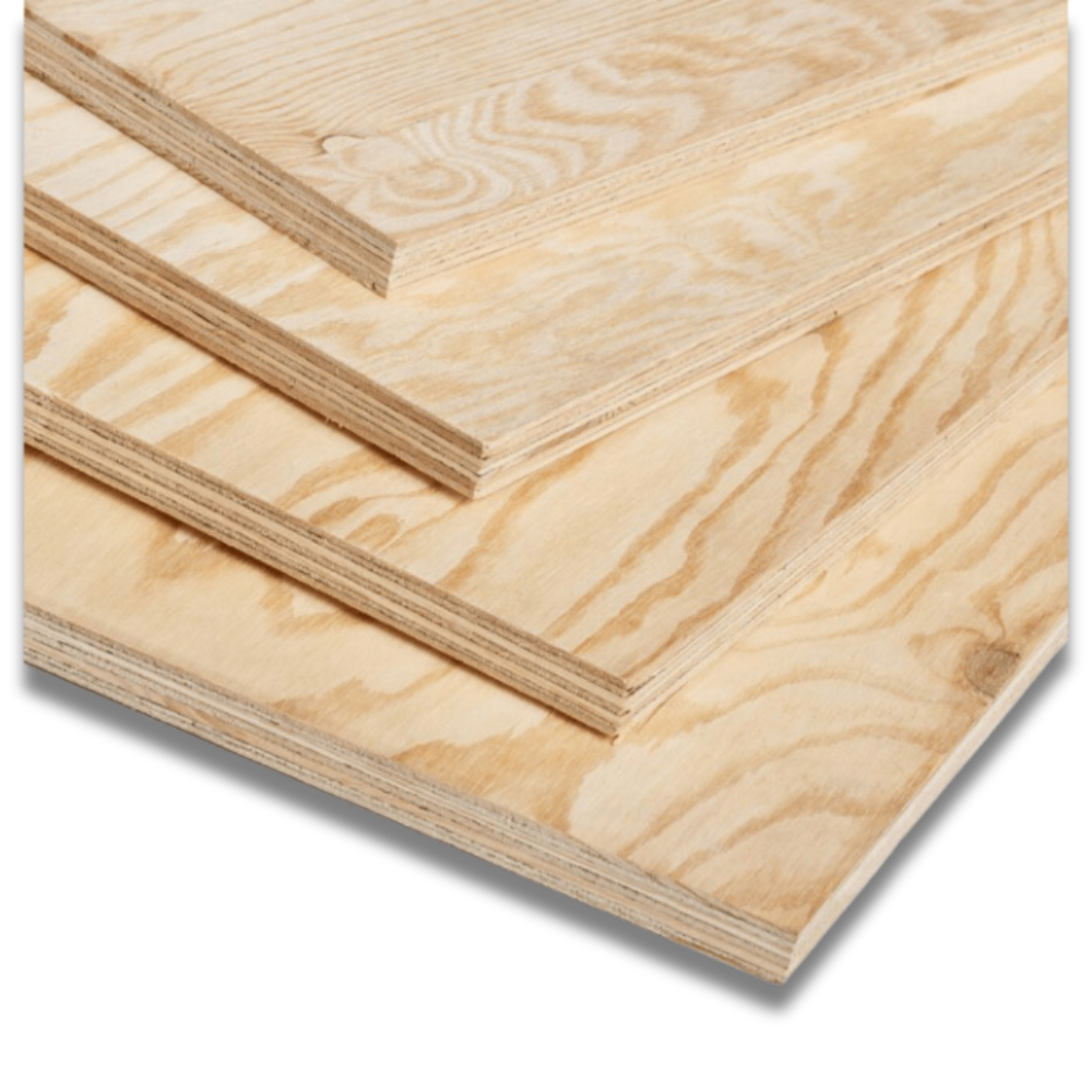 Pine  Plywood 18mm X 4 ' X  8' Tounge & Groove NON GRADED